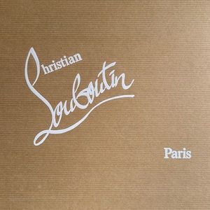 Used only 3 times Thigh high original Christian Louboutin suede size 7